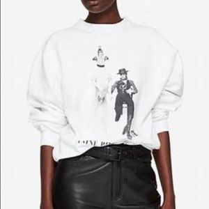 NWT Anine Bing Terry O’Neill David Bowie Sweatshirt, S